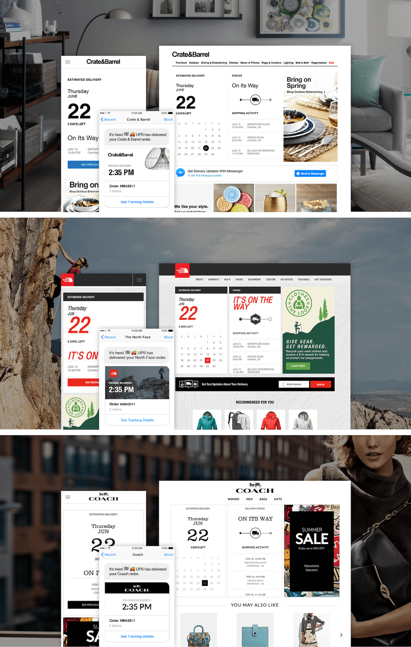 Over 500 of the world’s most admired retailers, including Patagonia, Gap, and Levi’s extends their brand experience with Track.